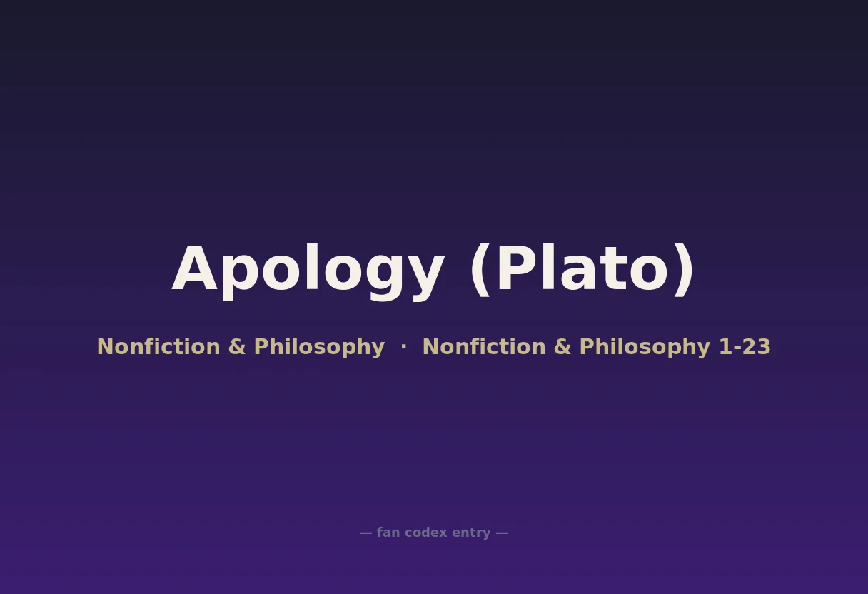 Apology (Plato)